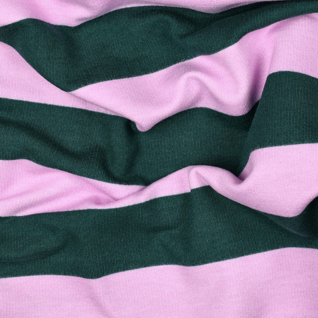 BALD ERHÄLTLICH - Sweat Soft Streifen dunkelgrün rosa