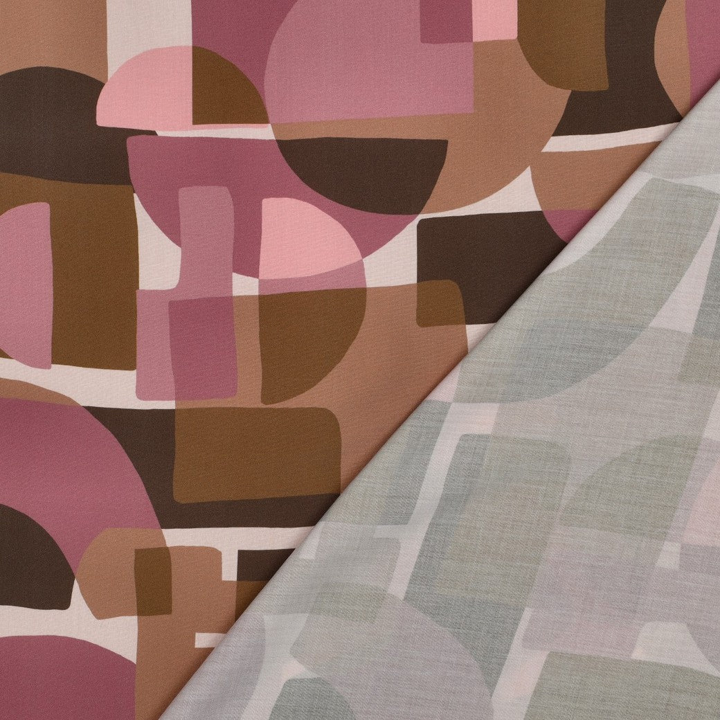 Viskose  Lenzing ecovero Abstrakt mauve