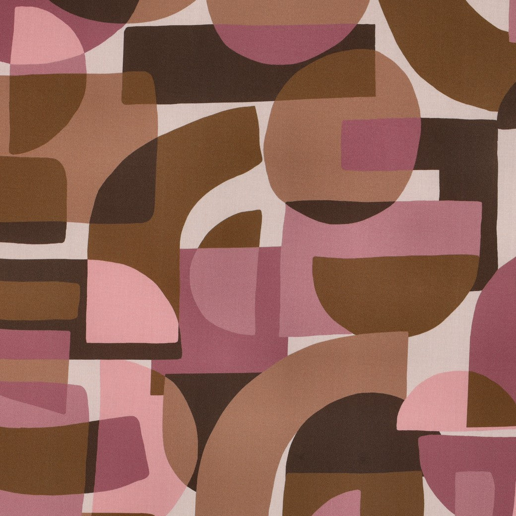 Viskose  Lenzing ecovero Abstrakt mauve