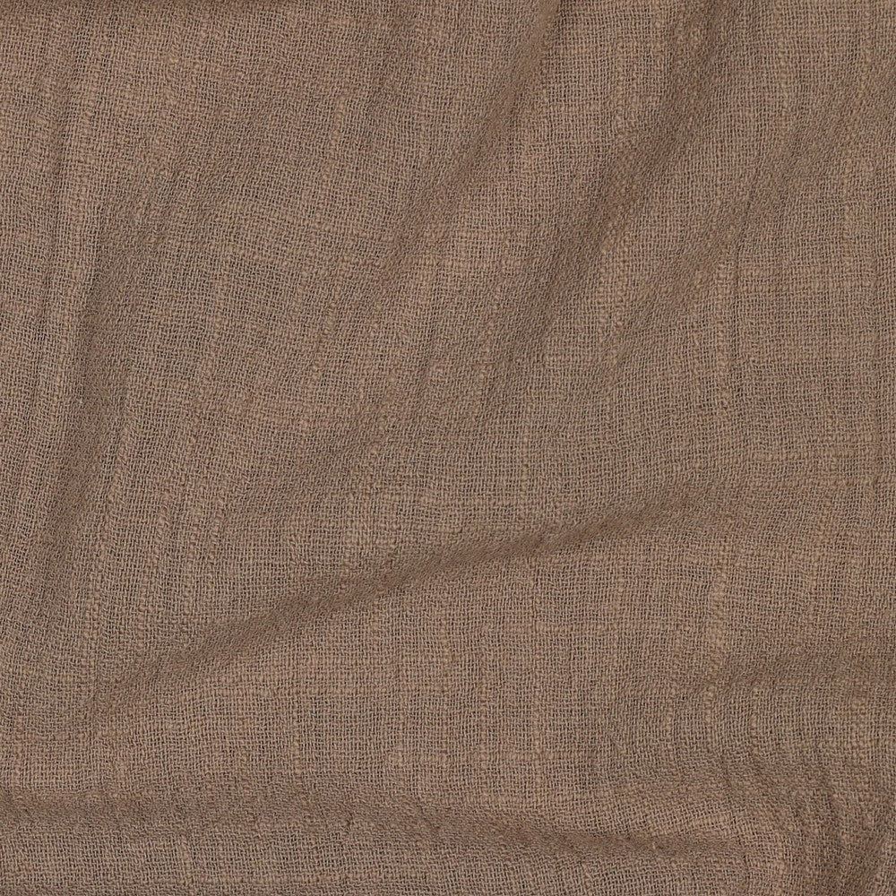 Baumwolle Cotton Slub washed taupe