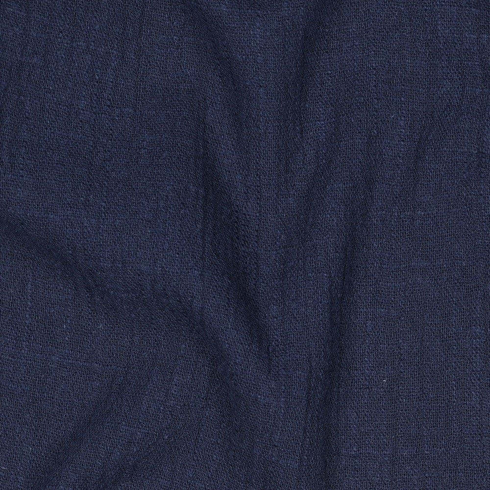 Baumwolle Cotton Slub washed marineblau