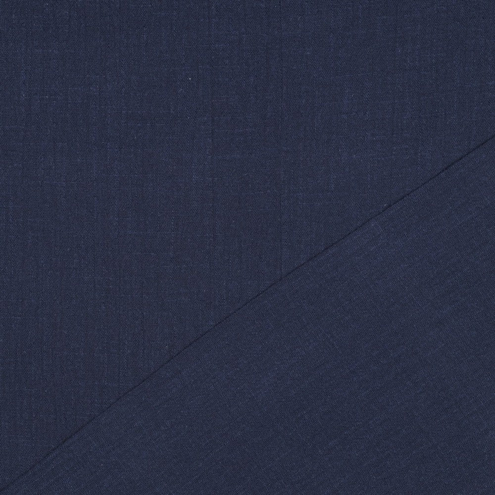 Baumwolle Cotton Slub washed marineblau
