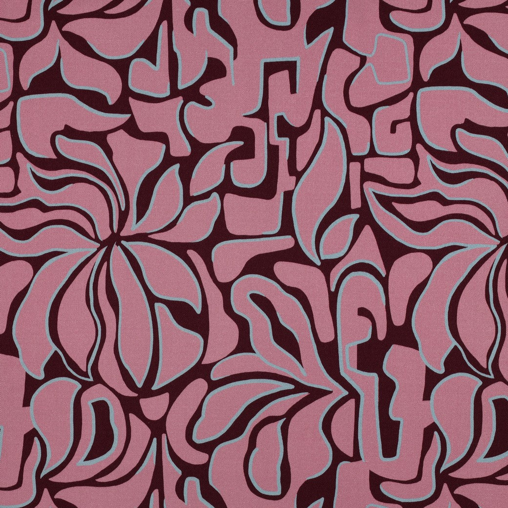 Bald erhältlich - Rosella Stretch Abstrakt bordeaux