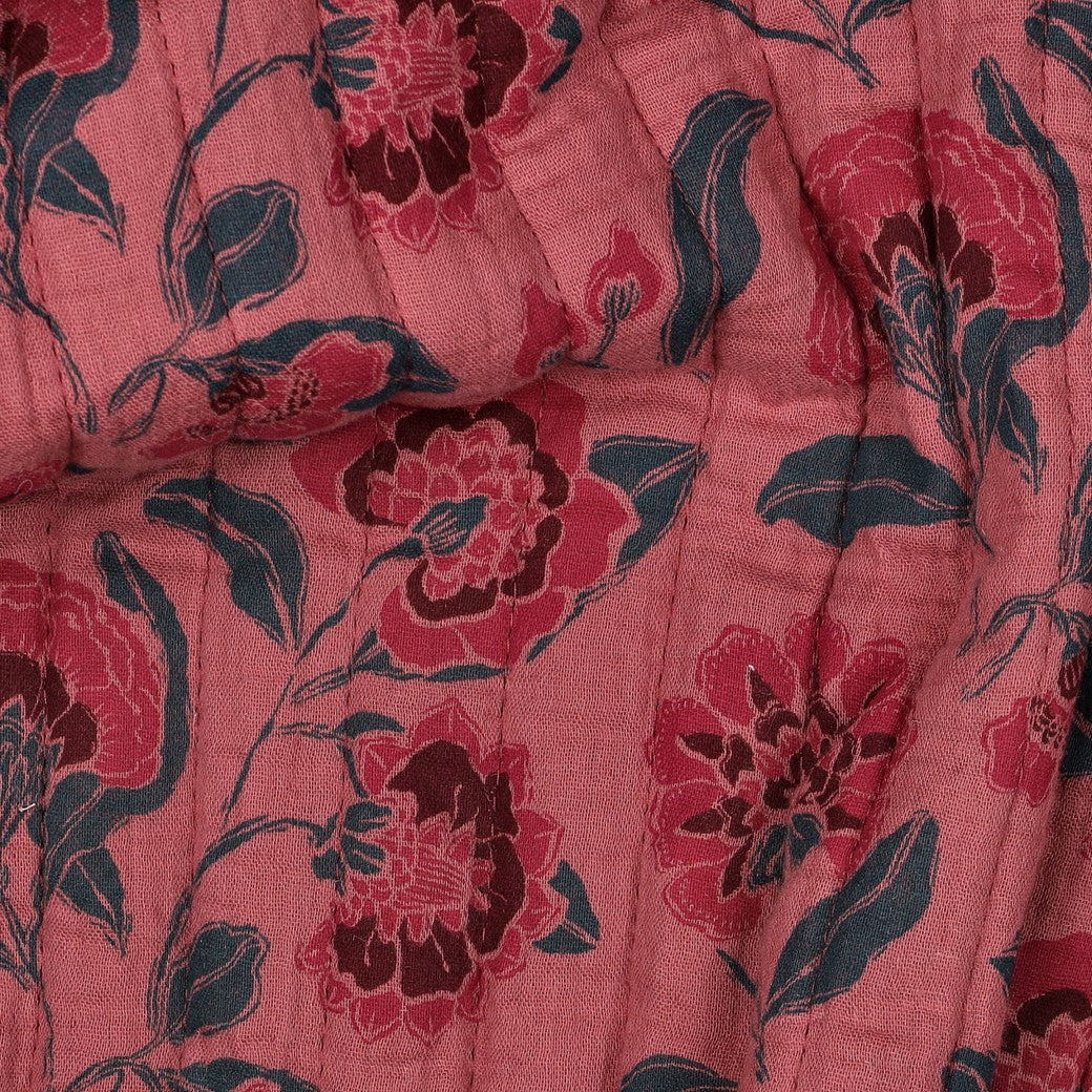 Musselin Stepper Doublesided Blumen mauve