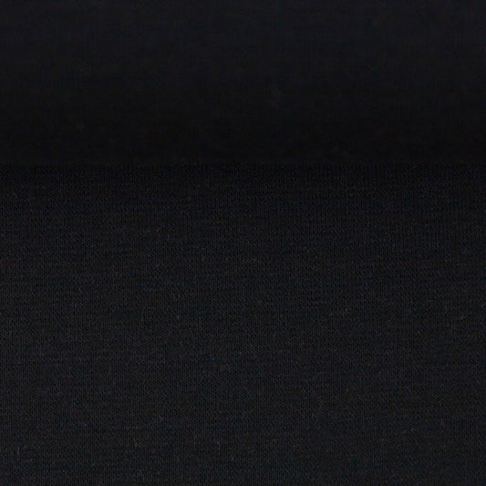 Jersey uni schwarz