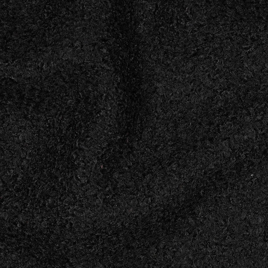 Bouclé uni schwarz