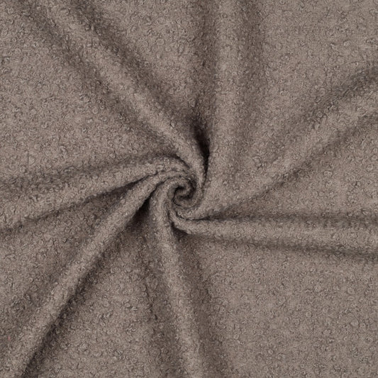 Bouclé uni grau