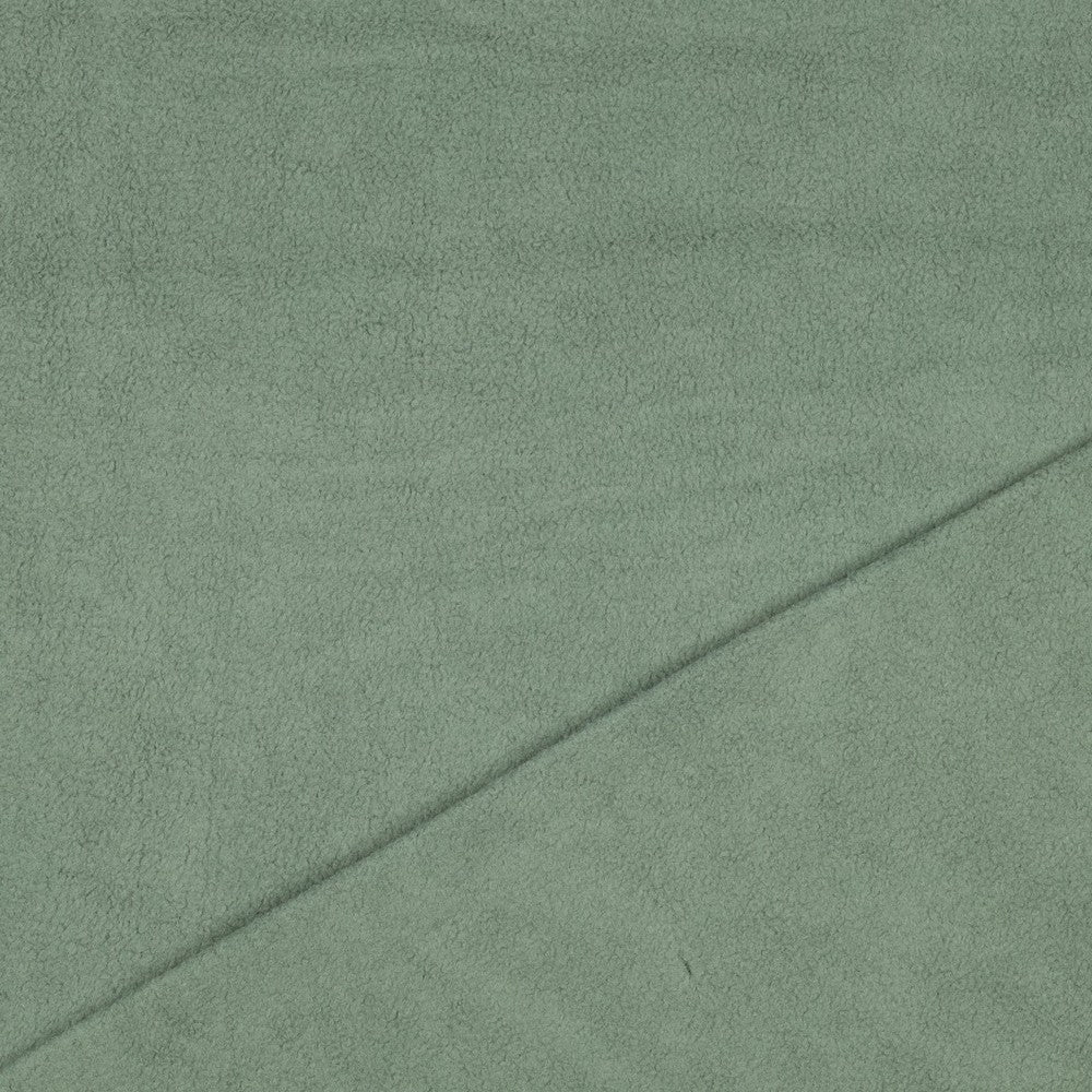 Teddy Sherpa Baumwolle old green