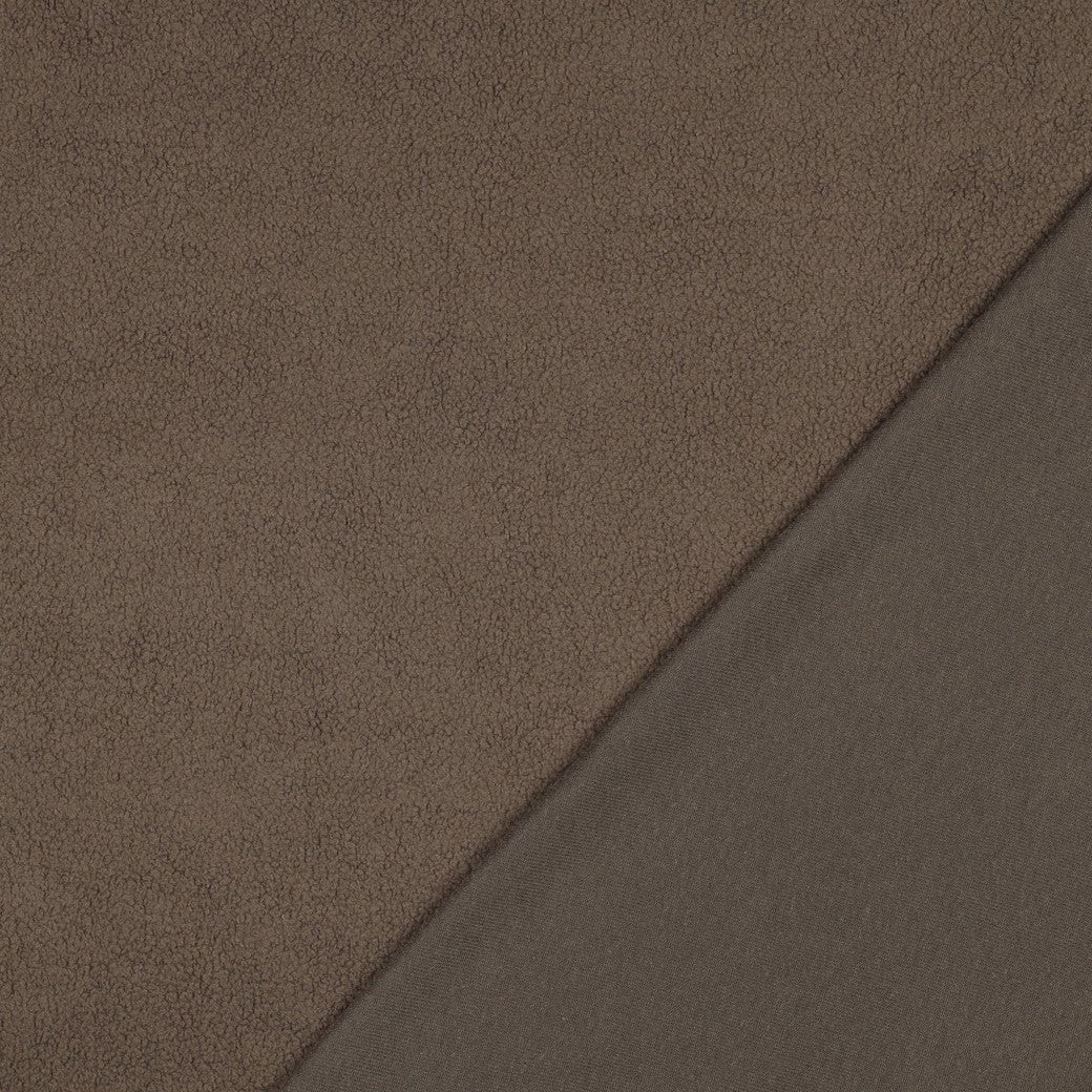 Teddy Sherpa Baumwolle taupe