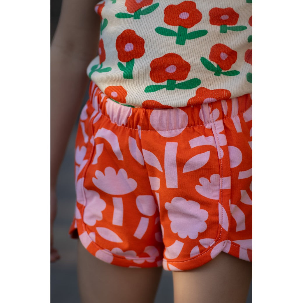 Jersey Bio Blumen by Jennifer Bouron blau rosa