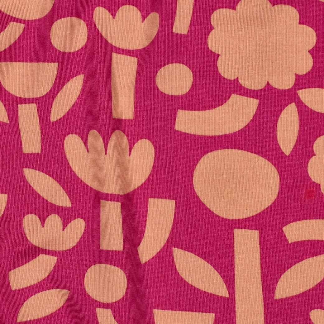 Jersey Bio Blumen by Jennifer Bouron fuchsia
