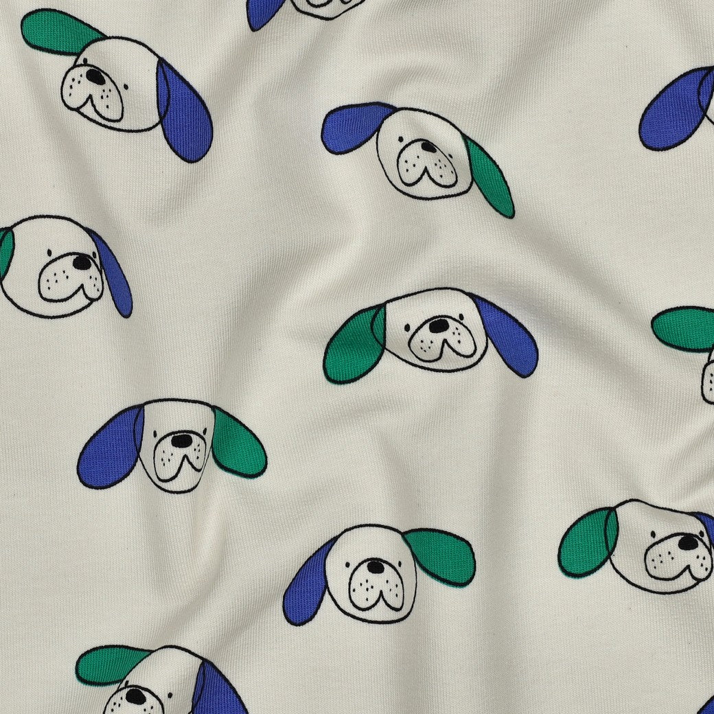 Sweat Bio Hund by Jennifer Bouron natur blau grün