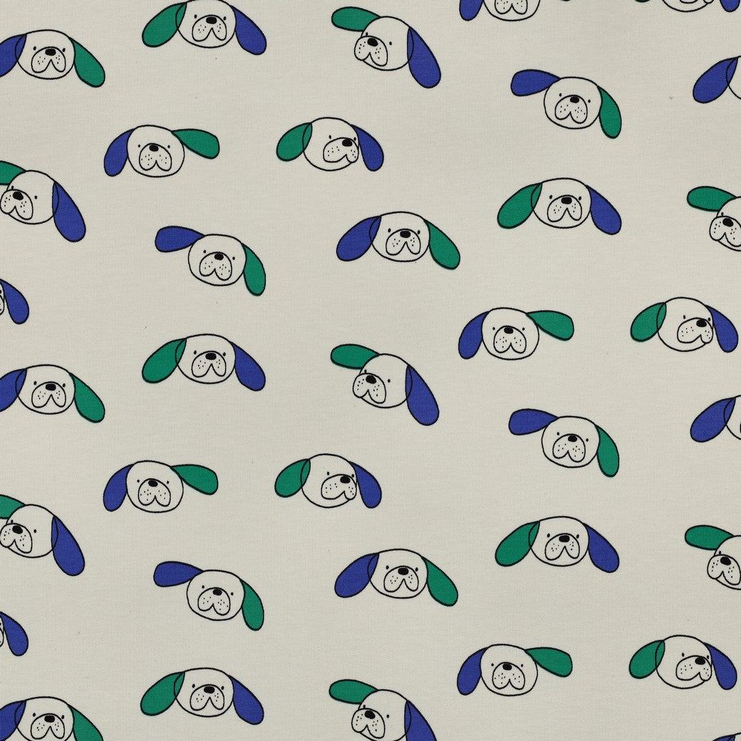 Sweat Bio Hund by Jennifer Bouron natur blau grün