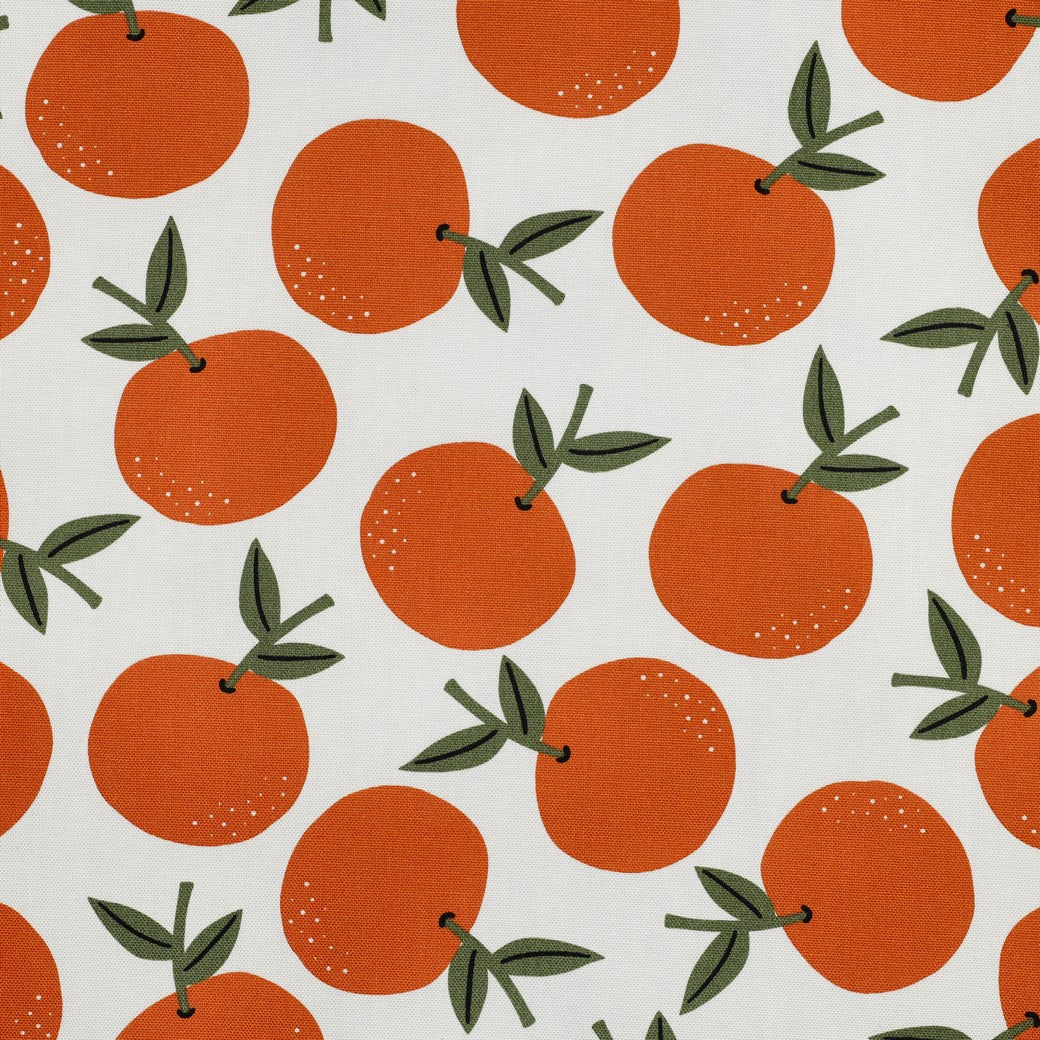 Canvas Früchte orangen weiß