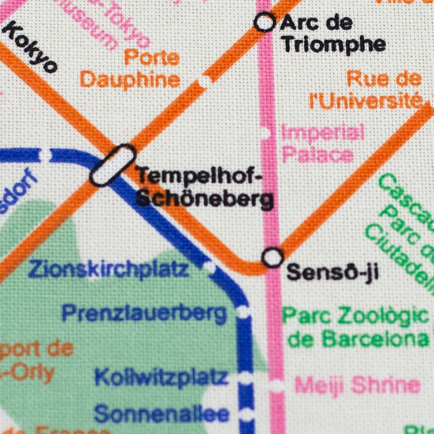 Canvas Amar U-Bahn Plan