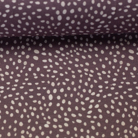 Jersey Mini Winter Punkte altrosa