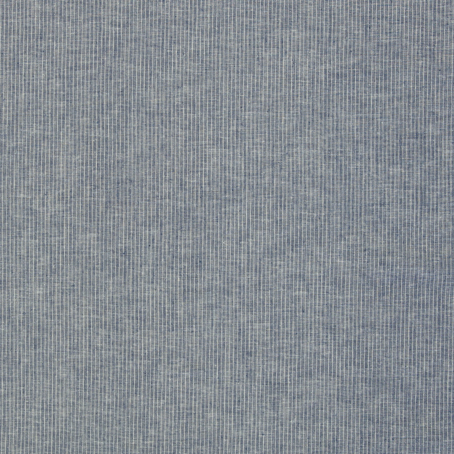 Baumwolle Leinen Webware meliert Streifen jeansblau