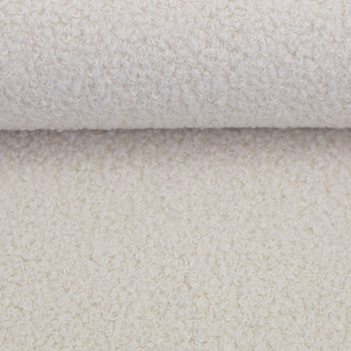 Dekostoff Boucle Kodiak naturweiß