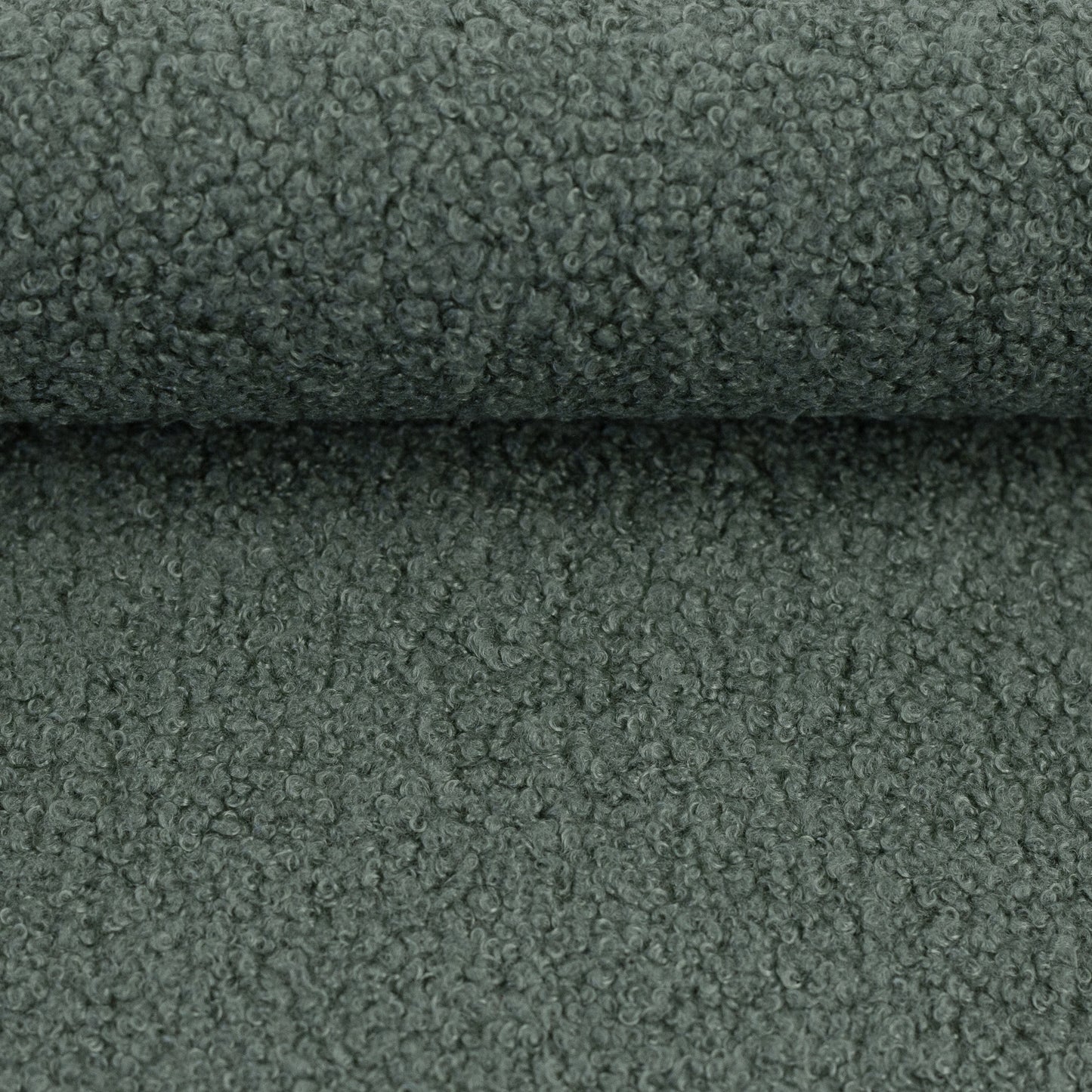 Dekostoff Boucle Kodiak smaragd grün