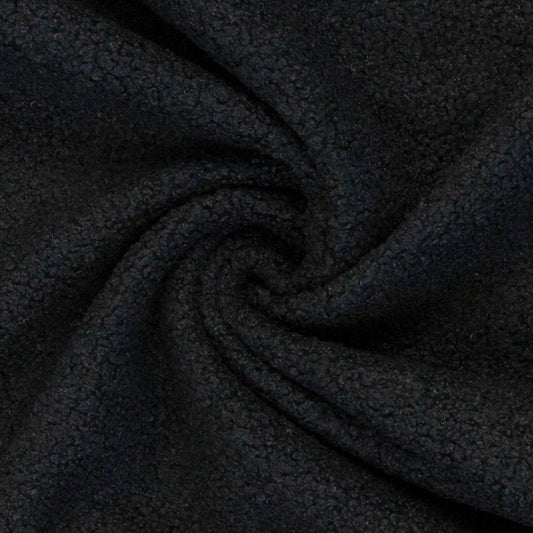 Dekostoff Boucle Kodiak schwarz