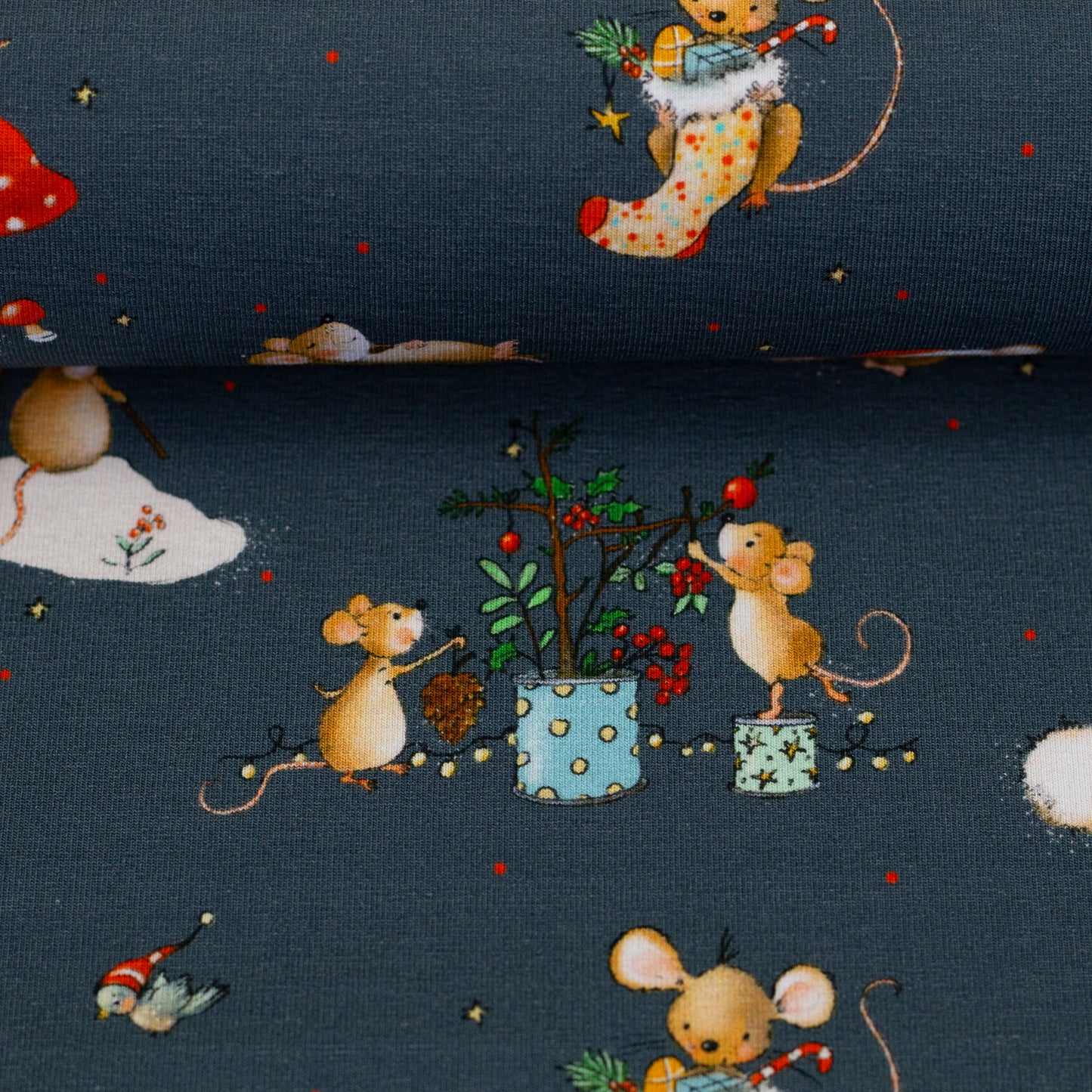 Jersey Weihnachten Weihnachtsmaus