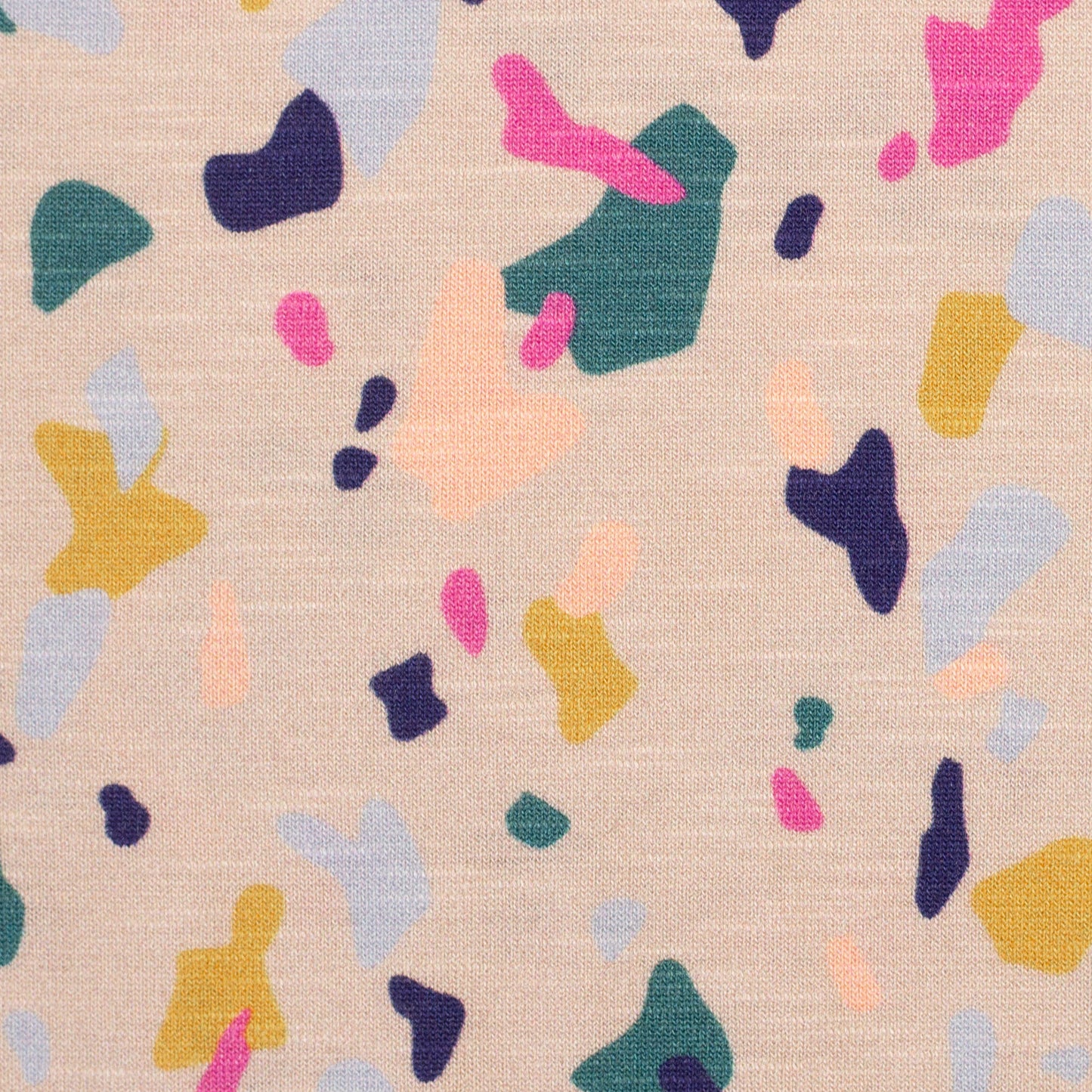 Viskosejersey Happy Konfetti by cherry sand bunt