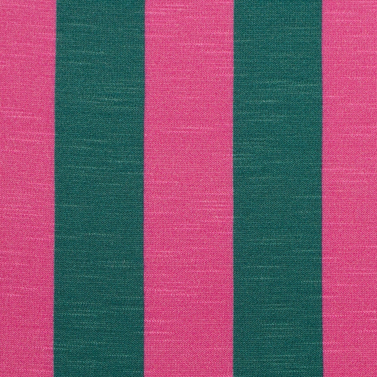 Viskosejersey Happy Stripes by cherry smaragd pink