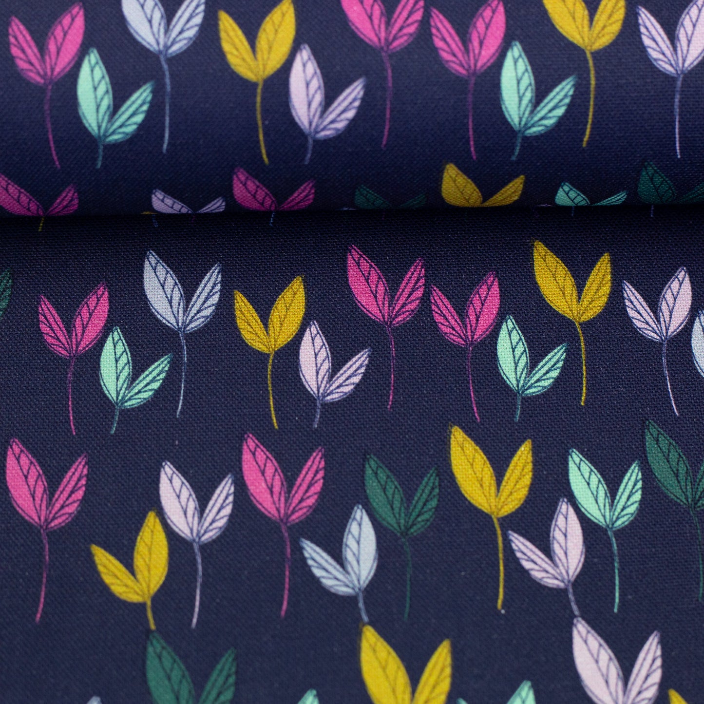 Canvas Dancing Leaves by Emjo Design
