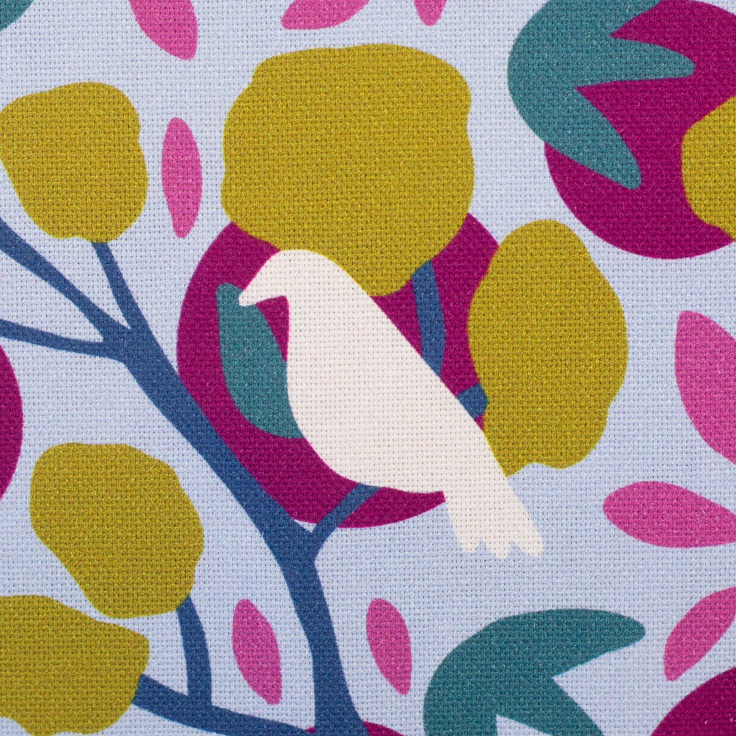 Canvas Birds and Trees by Emjo Design hellblau