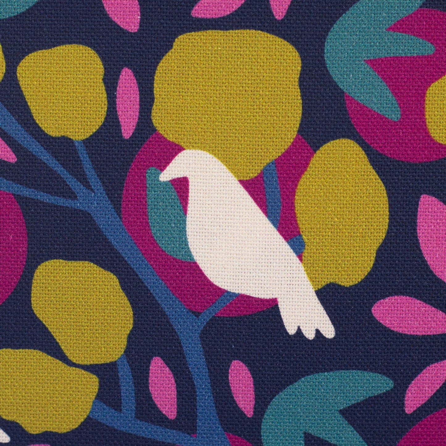 Canvas Birds and Trees by Emjo Design dunkelblau