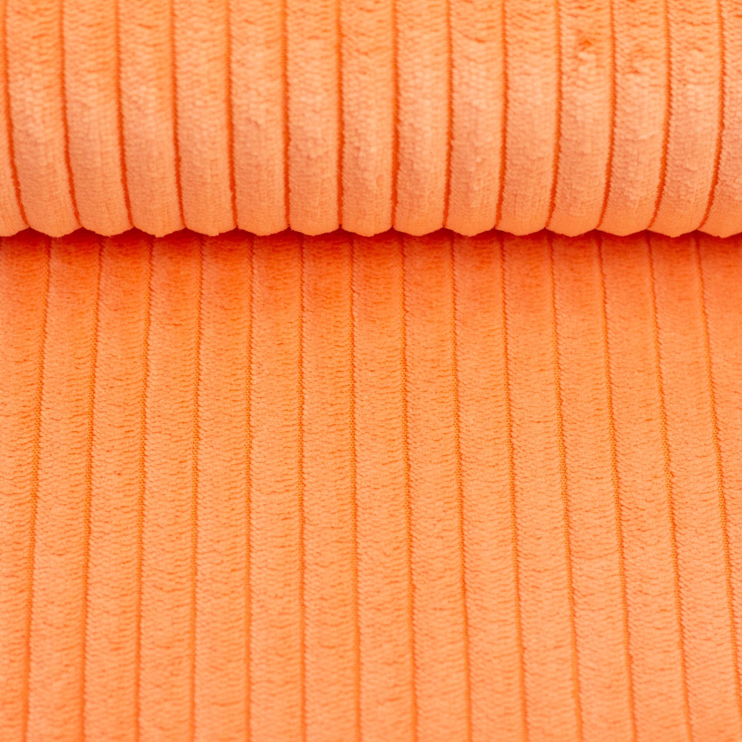 Cord Samt Wanja orange pfirsich