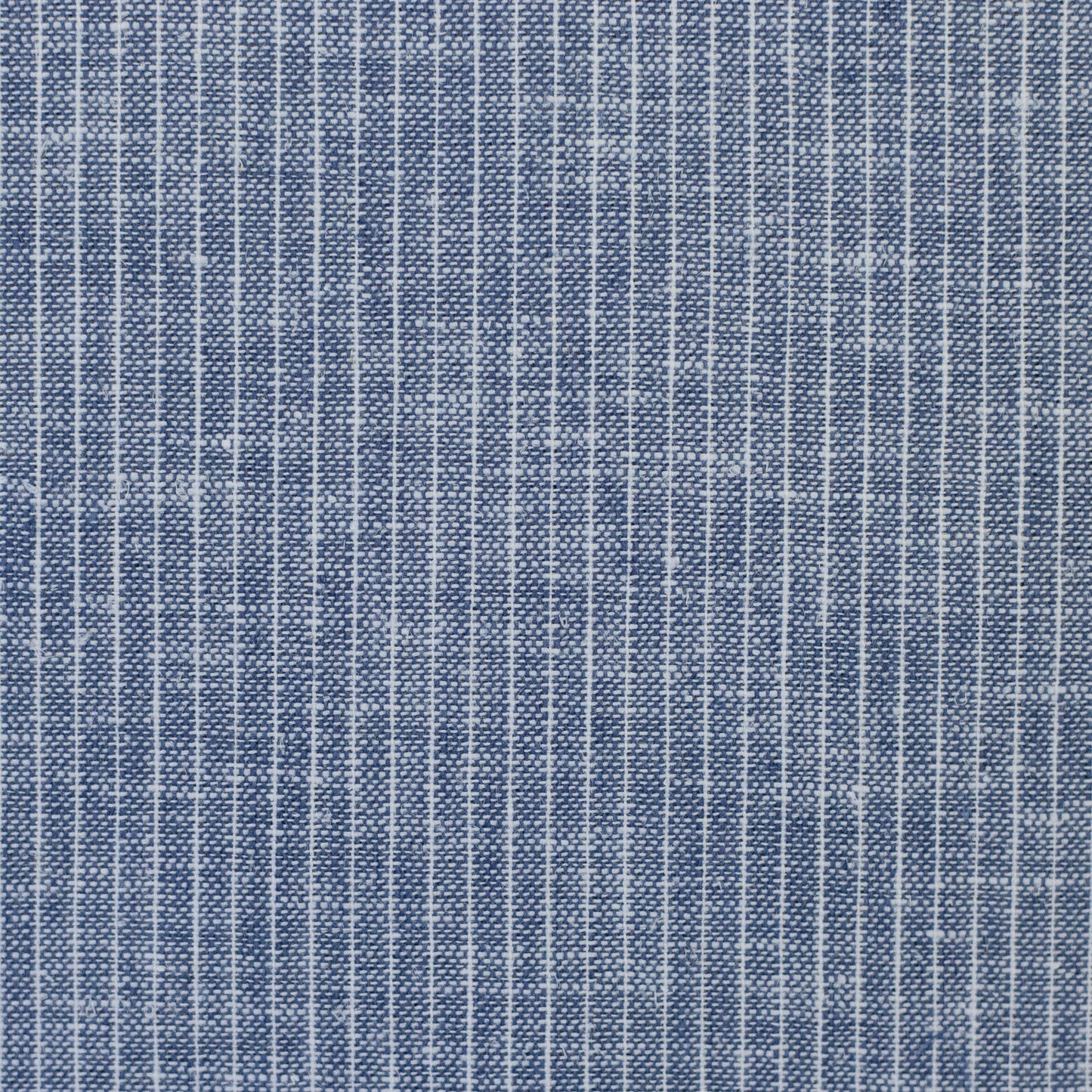Paul Baumwoll- Leinen mit Nadelstreifen jeansblau