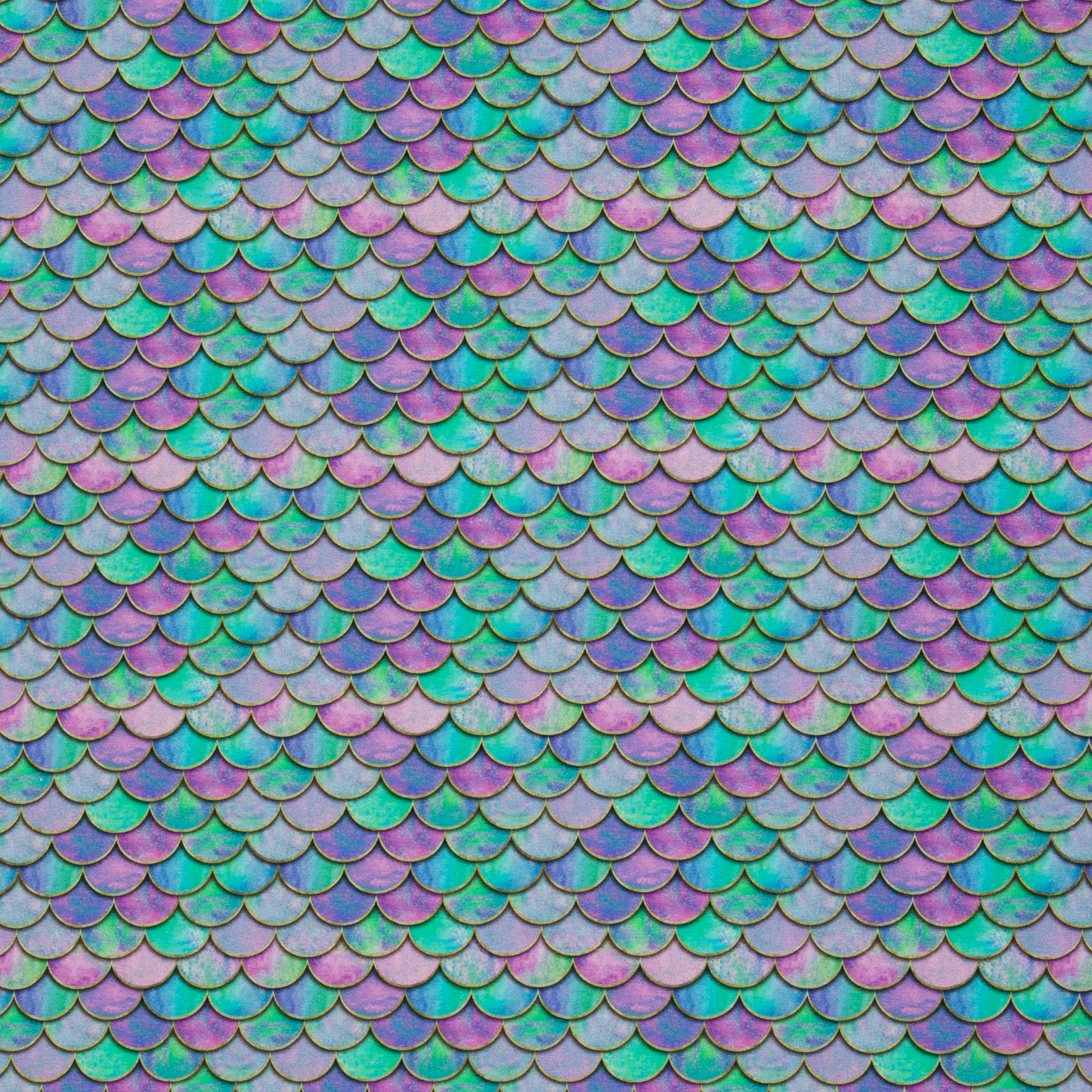 Jersey Melody Meerjungfrau Schuppen klein multicolour