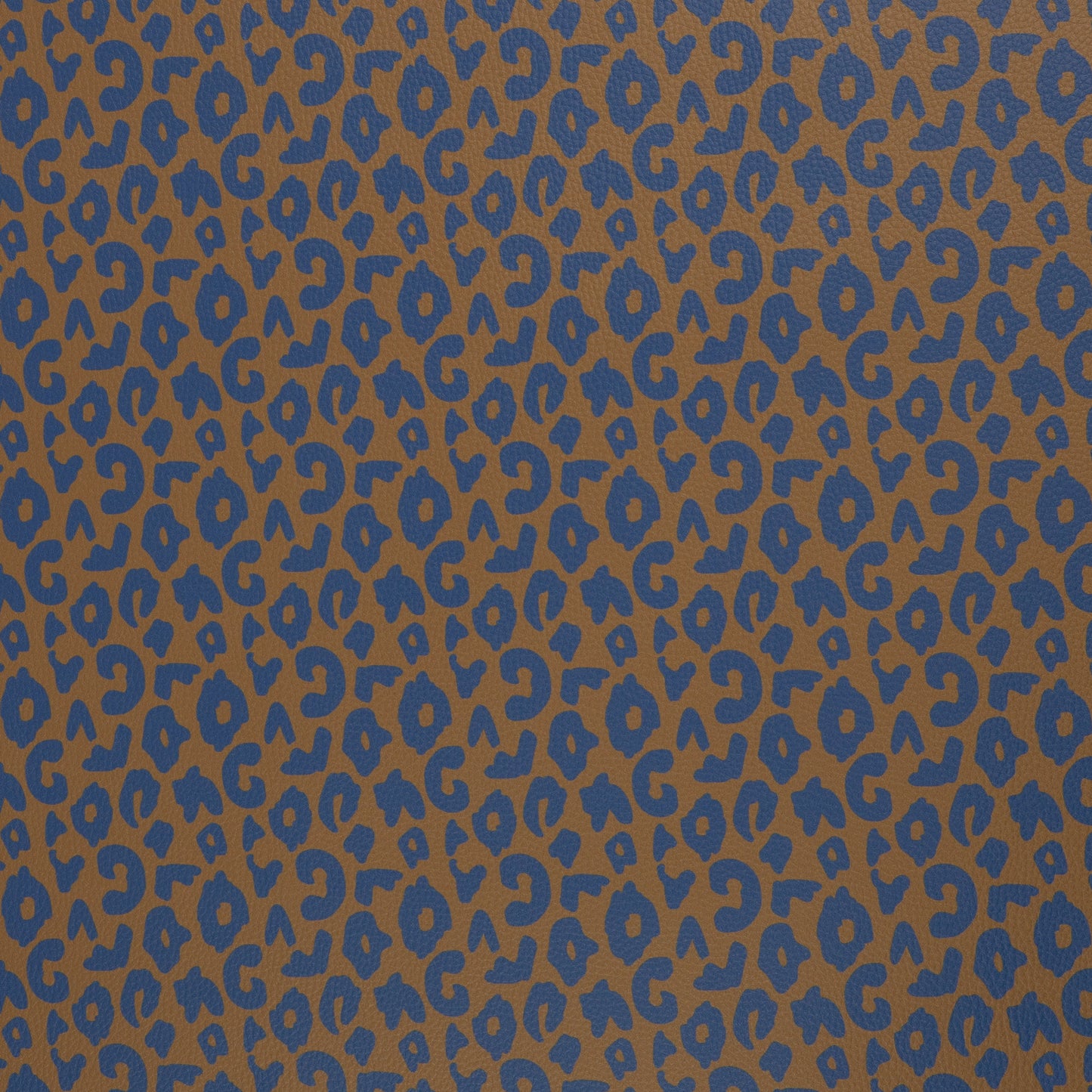 Kunstleder Happy Collection by Cherry Picking Leo ocker blau