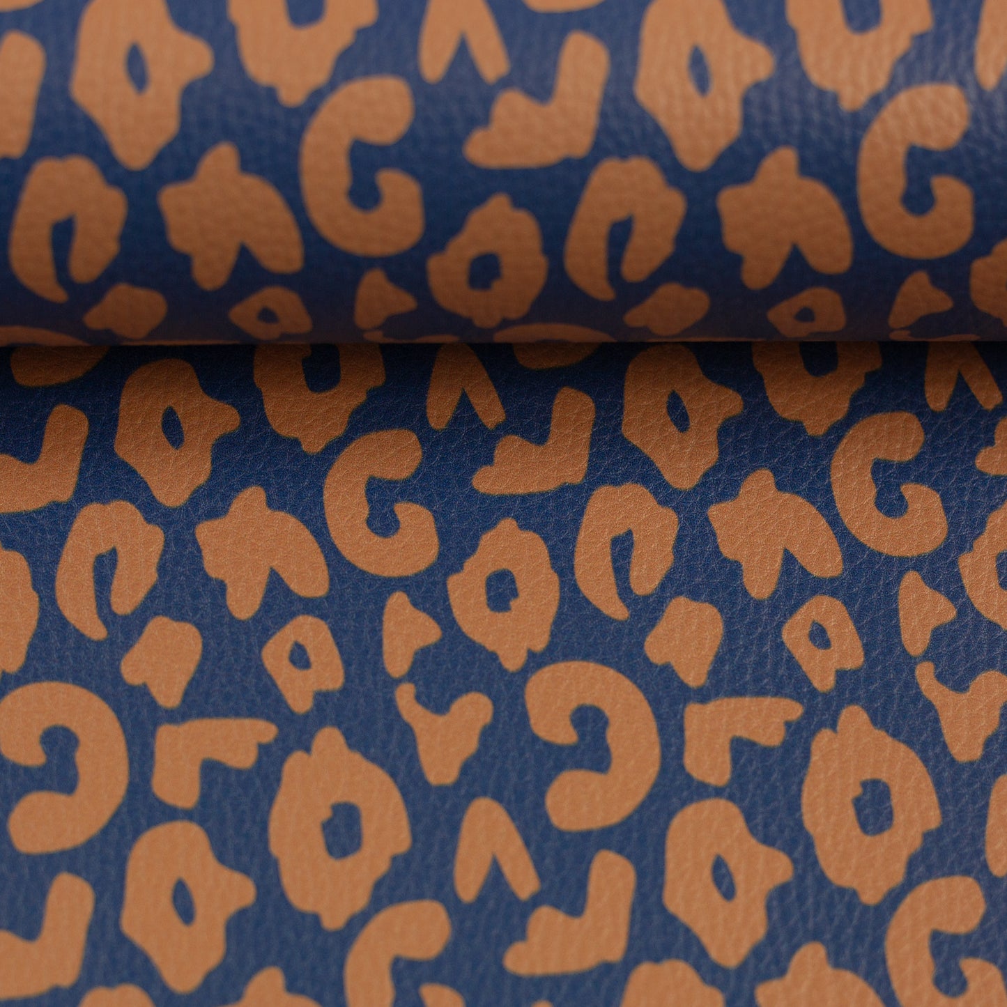 Kunstleder Happy Collection by Cherry Picking Leo blau ocker