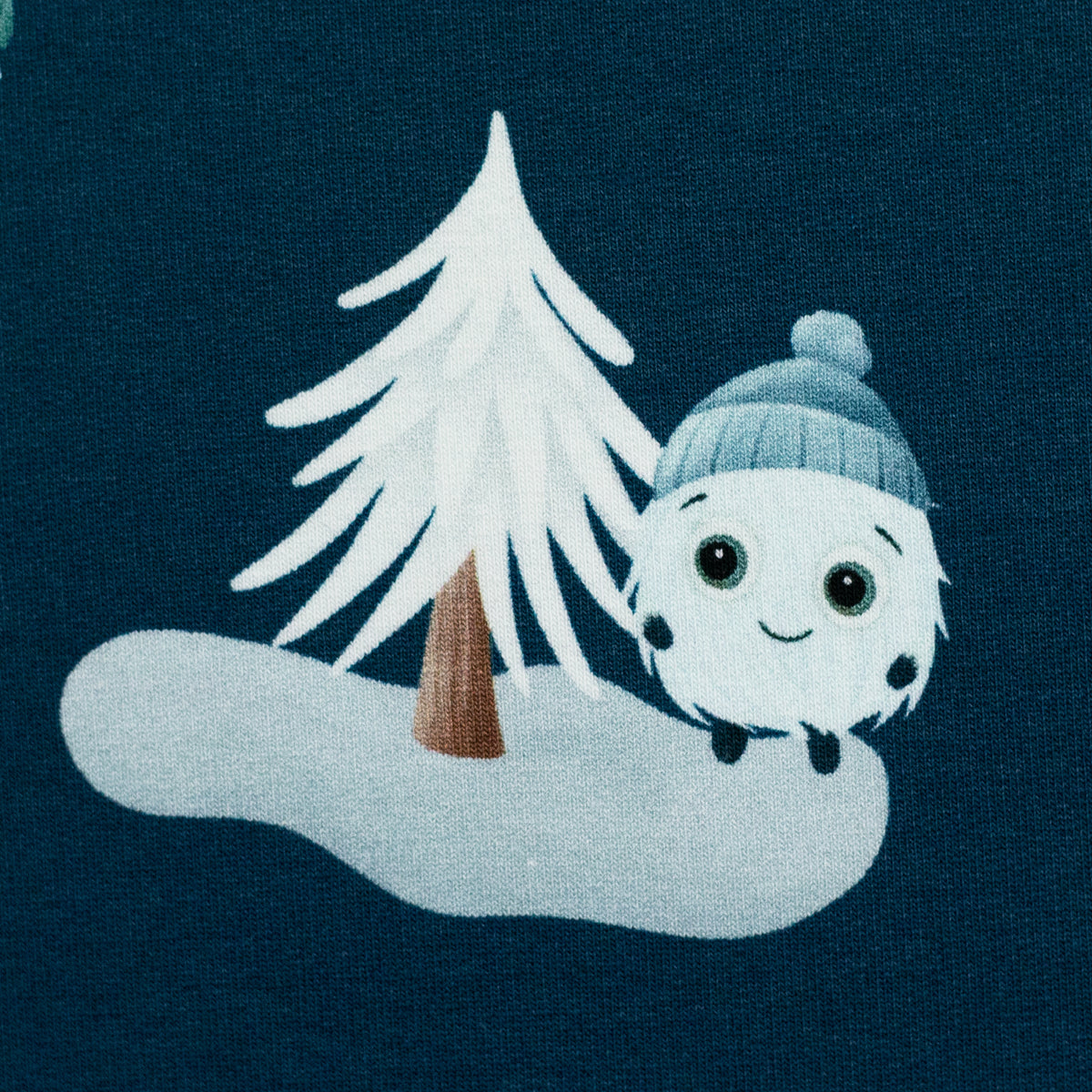 Sweat Fluffy by Mrs Mint Design petrol-blau Motiv