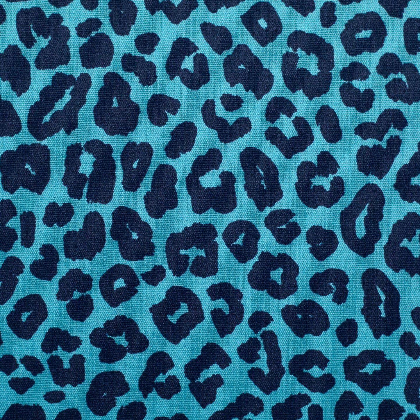 Baumwolle Leoni Leo aqua dunkelblau
