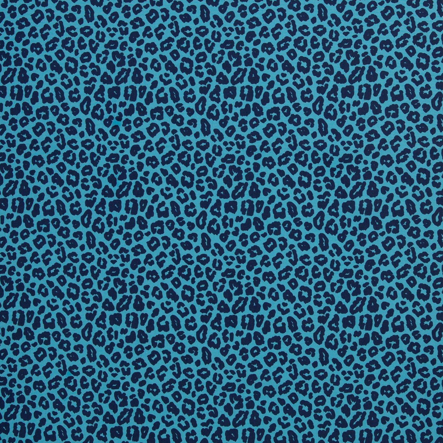 Baumwolle Leoni Leo aqua dunkelblau