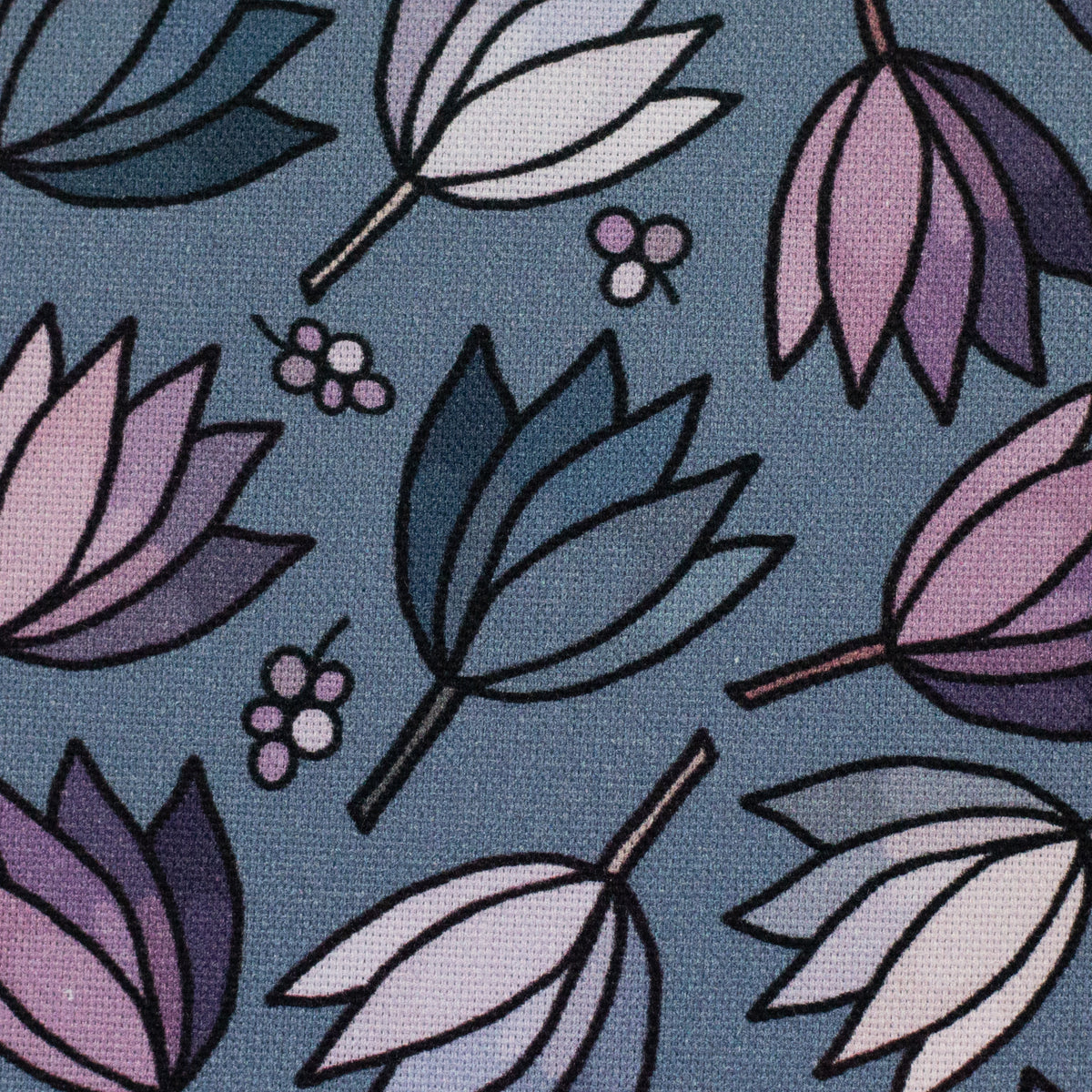 Canvas Floral Tales by Emjo Design blau/lila