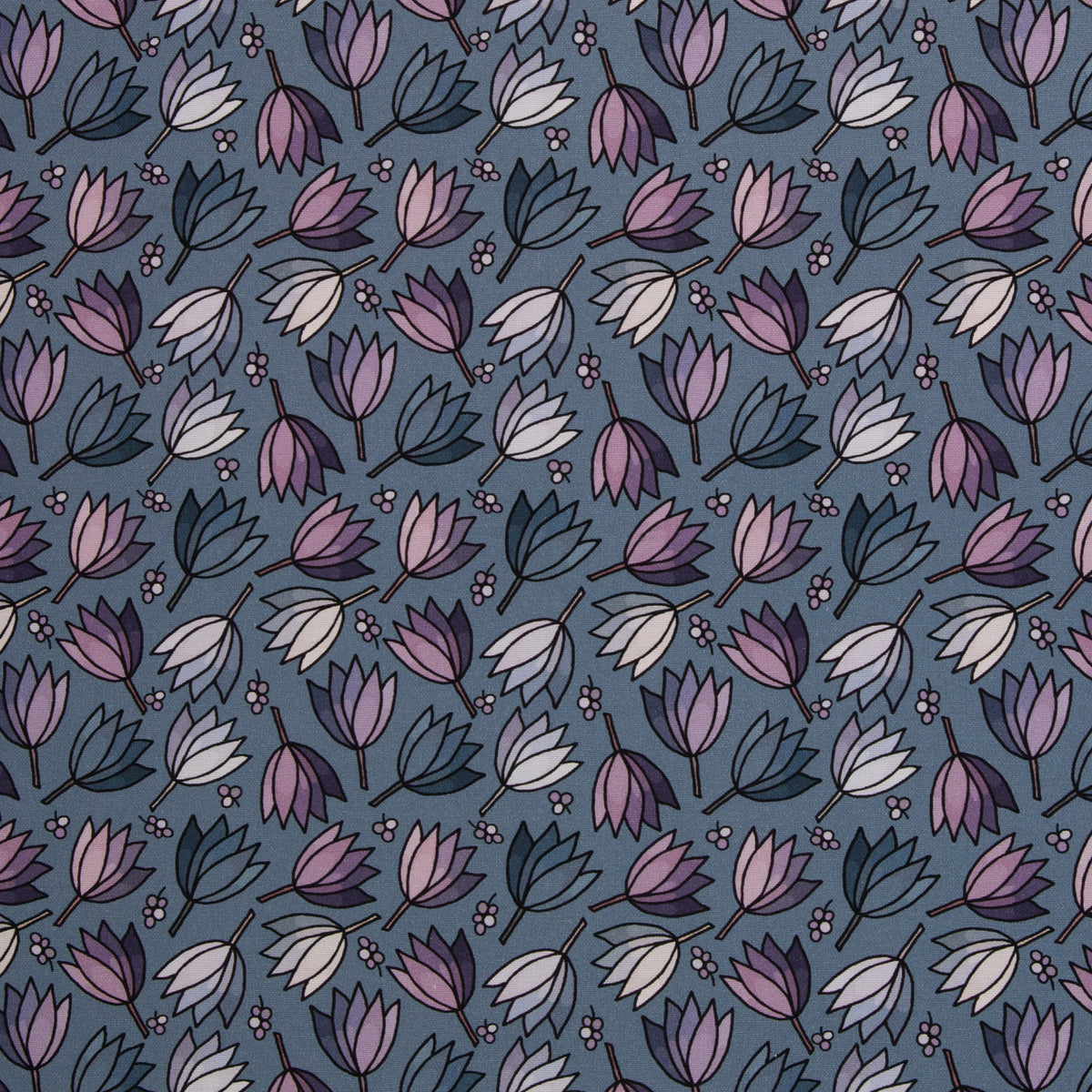 Canvas Floral Tales by Emjo Design blau/lila