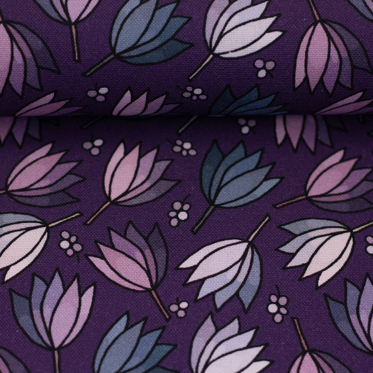 Canvas Floral Tales by Emjo Design lila/mauve