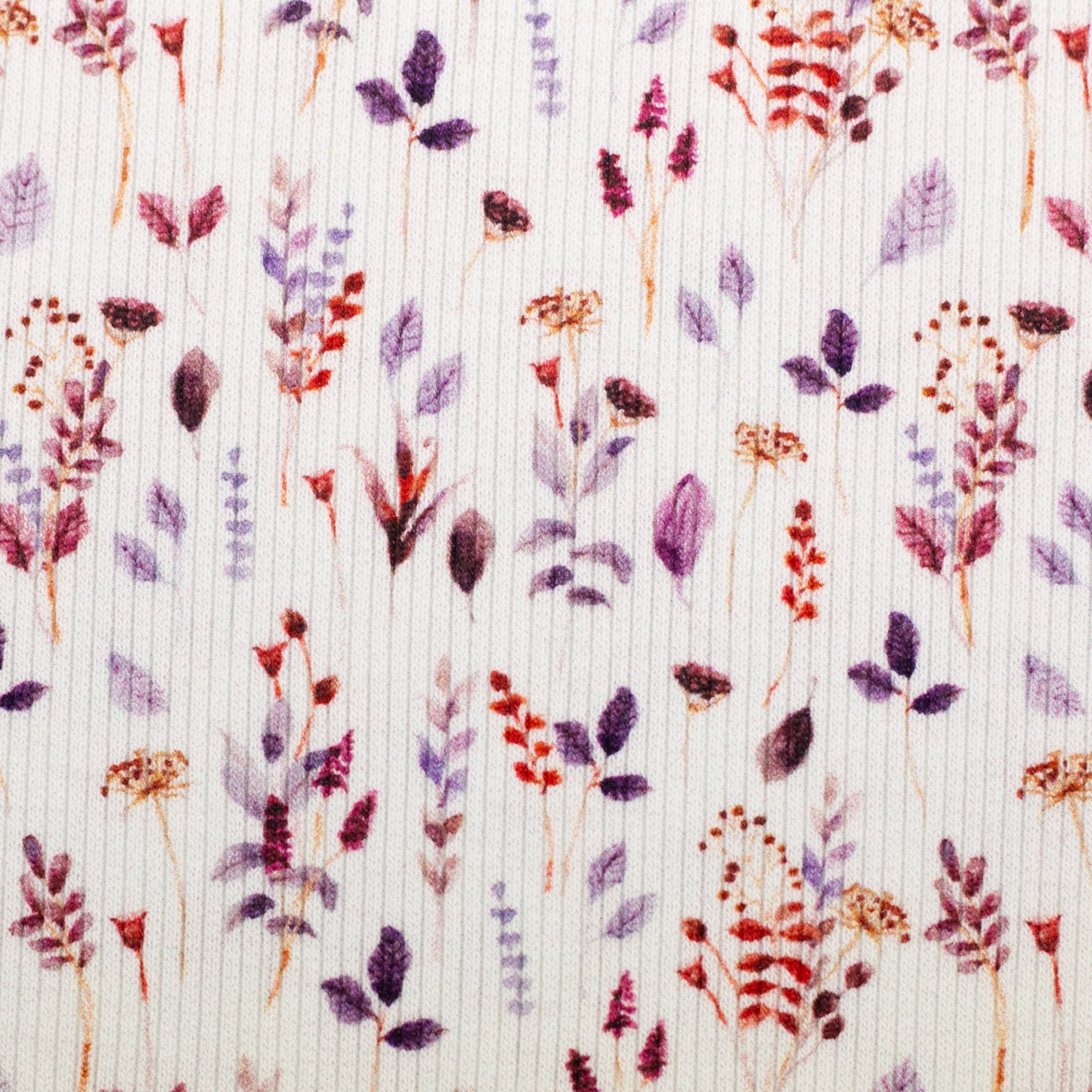 Jersey Rippenjersey Iva Floral