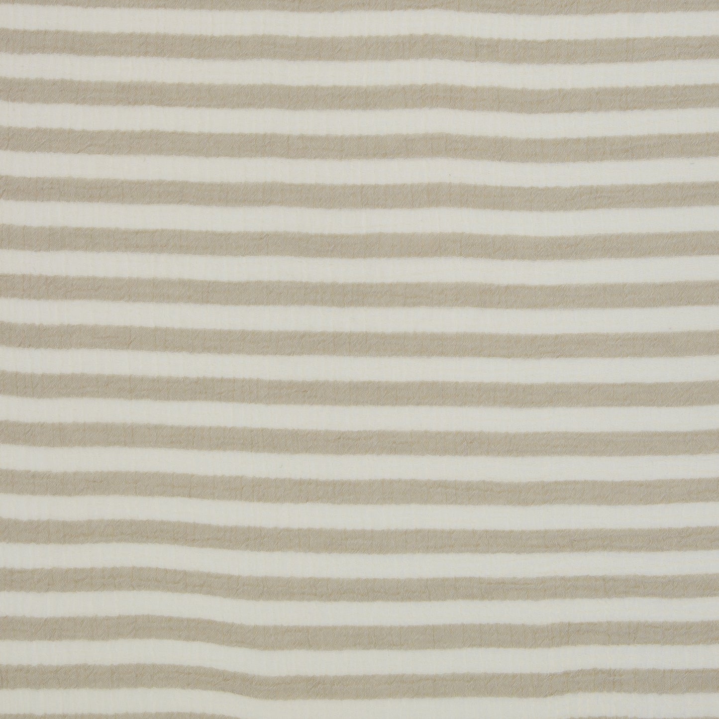 Musselin Sonja Streifen breit naturweiß beige