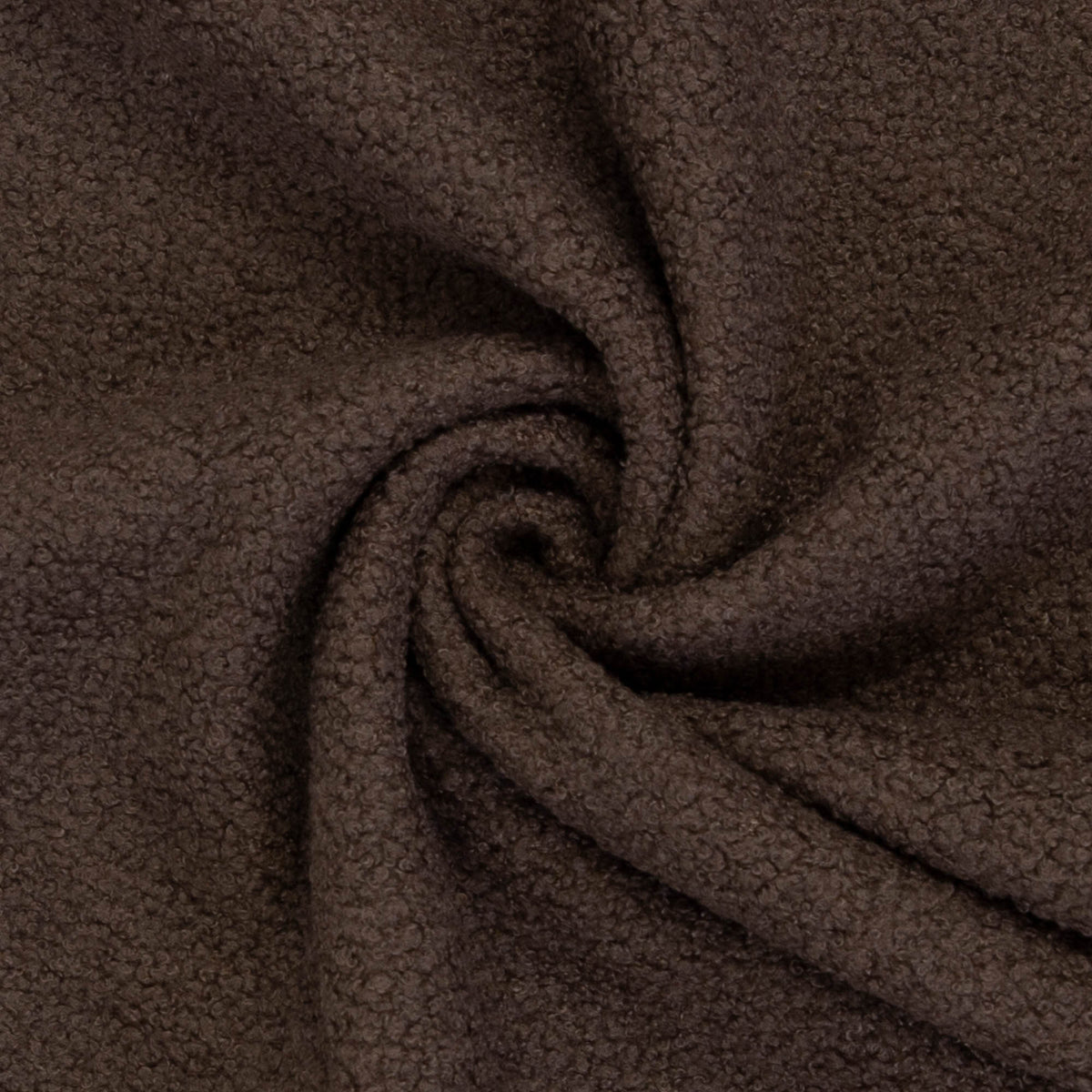 Teddystoff Fleece Doubleface schokobraun