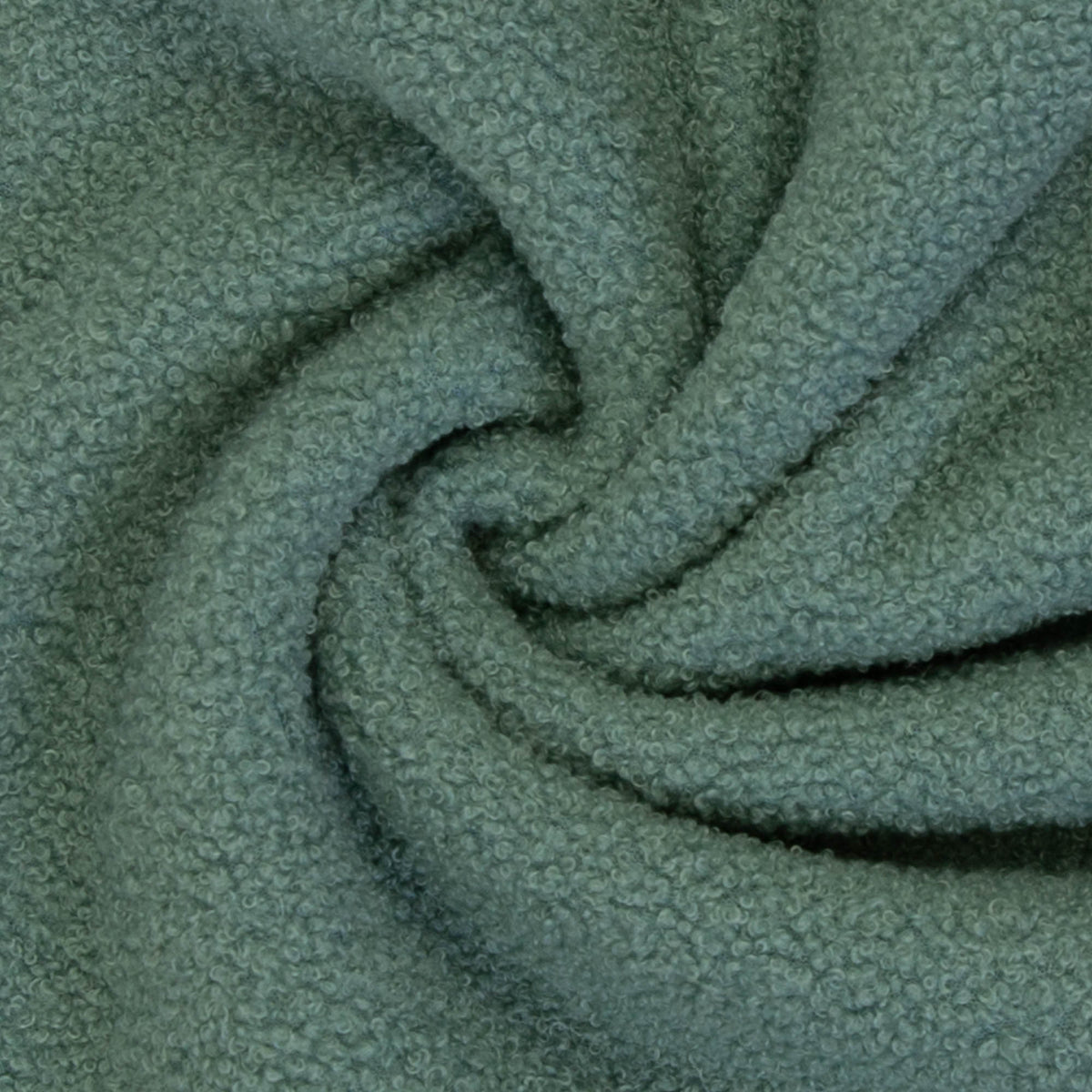 Teddystoff Fleece Doubleface mistel dunkel