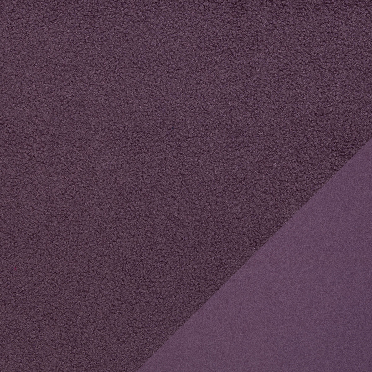Teddystoff Fleece Doubleface aubergine
