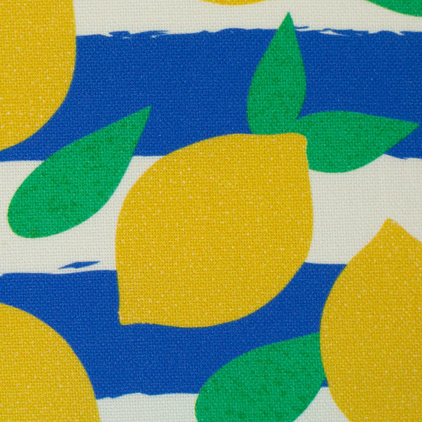 Canvas Jumble&Zest by Bienvenido Colorido Zitronen blau gelb