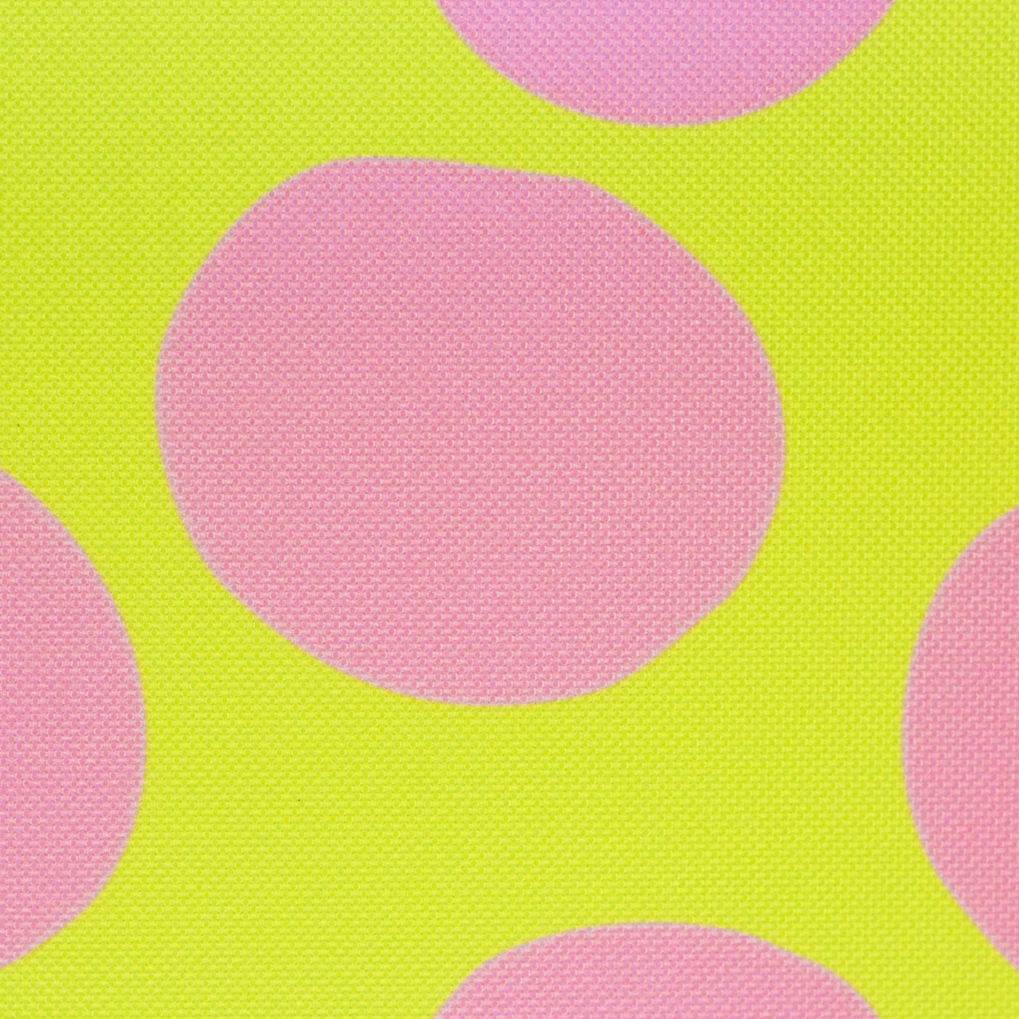 BALD ERHÄLTLICH - Große Punkte Colourful Collection by Cherry Picking neongrün rosa Oxfordgewebe wasserabweisend