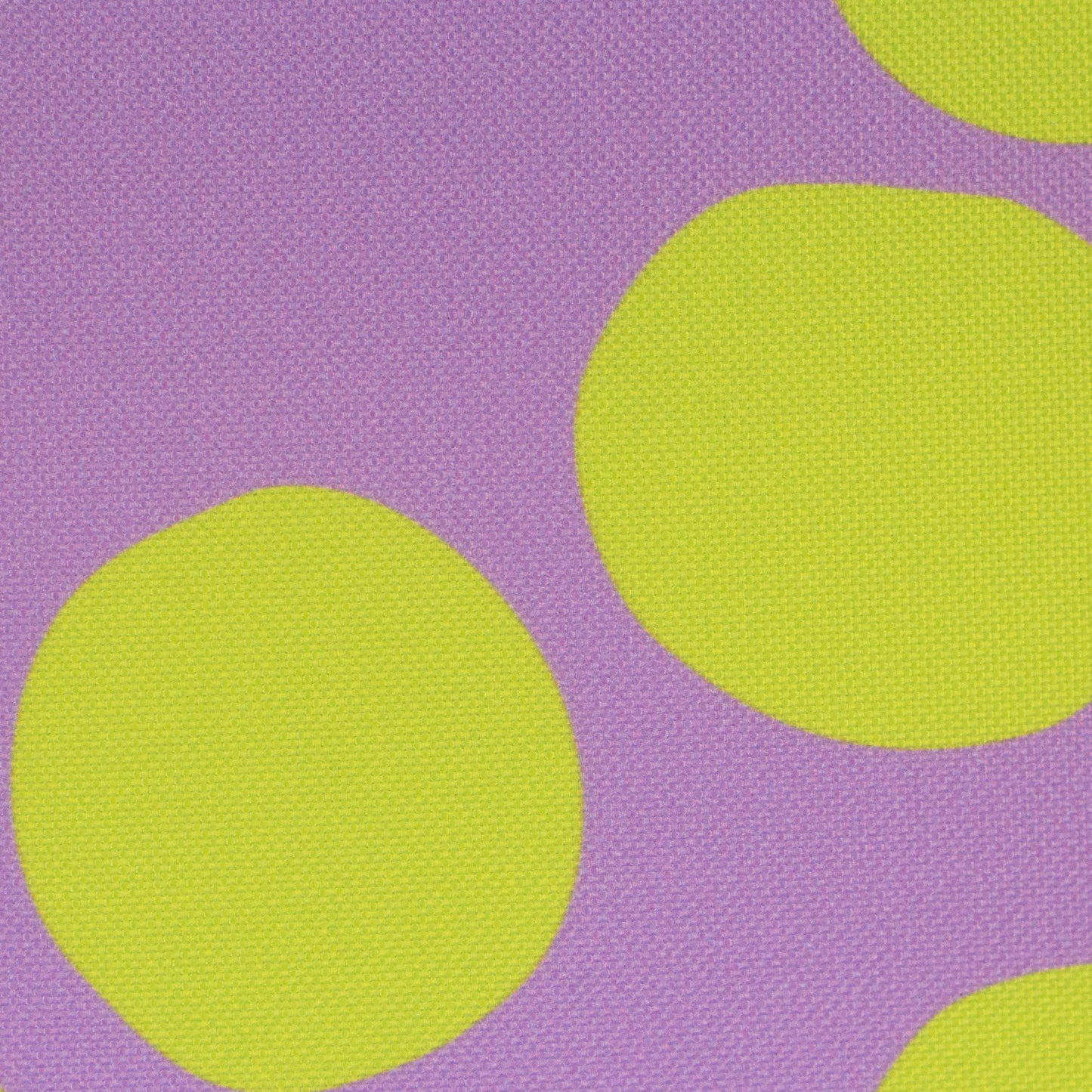 BALD ERHÄLTLICH - Große Punkte Colourful Collection by Cherry Picking flieder neongrün Oxfordgewebe wasserabweisend