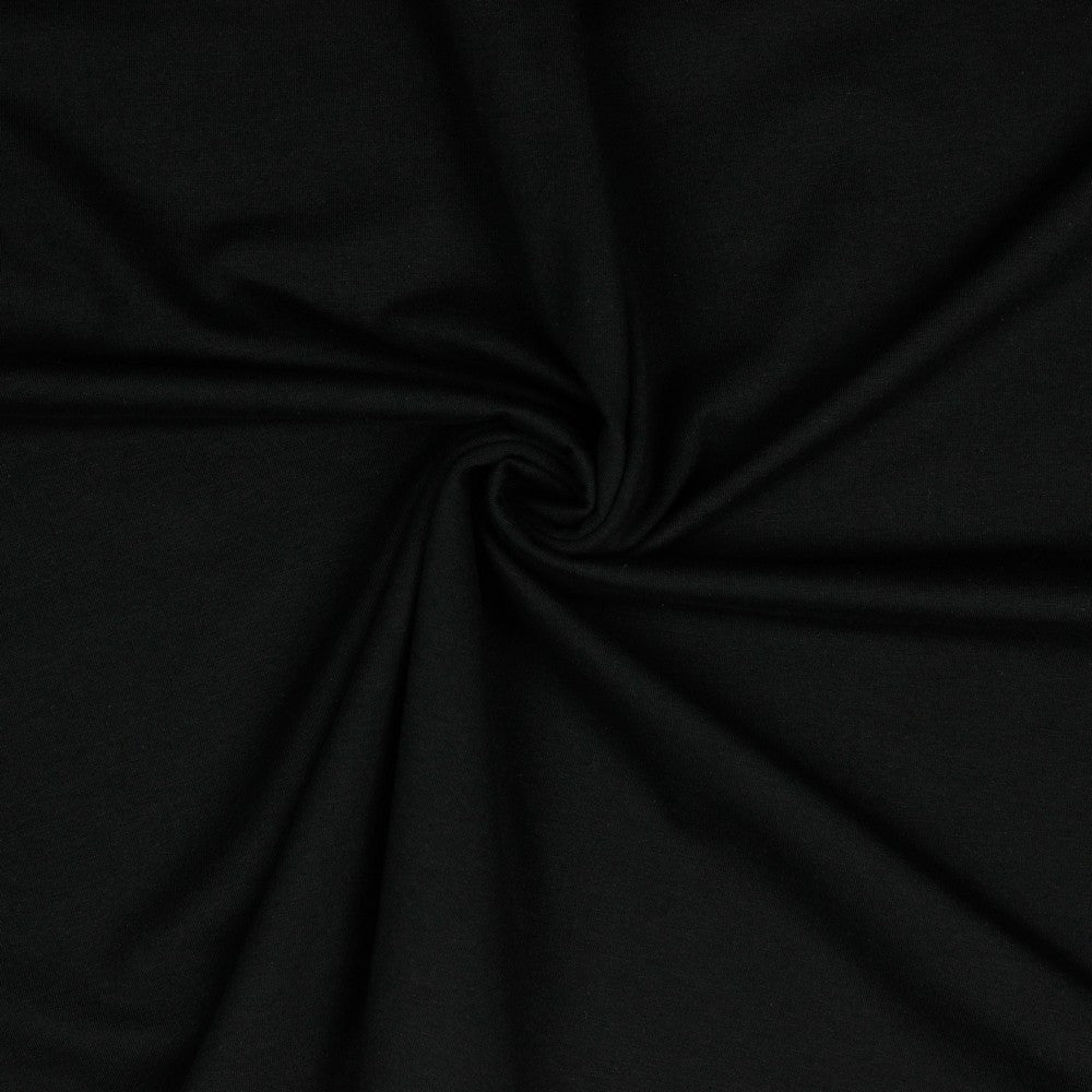 Jersey uni schwarz